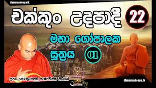 චක්කුං උදපාදි 22 ගෝපාලක සූත්‍රය 01Ven.Koralyagama Saranathissa Thero පූජ්‍ය කෝරලයාගම සරණතිස්ස හිමි