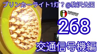 【交通信号機編268】ブリンカーライト1灯？@駒沢公園