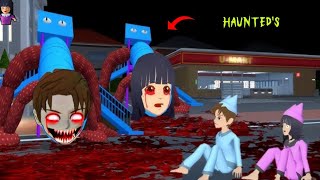 Baby Yuta Mio Haunted's in Extra Exe Slides😰|| Sakura School Simulator Drama