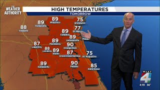 Patchy fog and rising temperatures mark the week’s start
