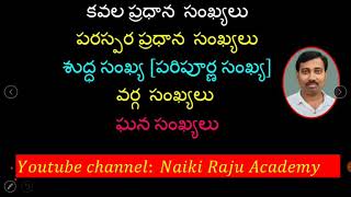 కవల ప్రధాన సంఖ్య || పరస్పర ప్రధాన సంఖ్య || శుద్ధ సంఖ్య Co Primes || Twin Primes  ||Co Primes Telugu