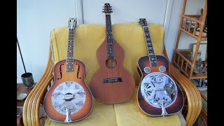 My instruments with different tunings.