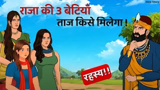 राजा की तीन बेटियों की परीक्षा | Hindi Moral Story | Fairy Tale | प्रेरणादायक कहानी\