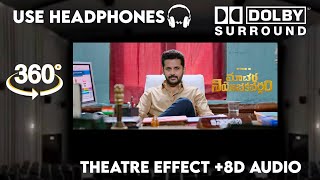 Macherla Niyojakavargam Trailer ||Theatre Effect and 8D Audio| Dolby Atmos  Surround  sound| Nithiin