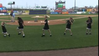 KMC Dance IPC performs at Wilmington Blue Rocks, Wilmington, DE 8/1/2014