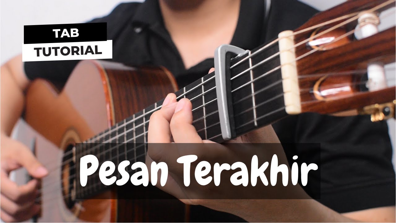 Pesan Terakhir (Lyodra) - Fingerstyle Guitar Lesson + TAB - YouTube