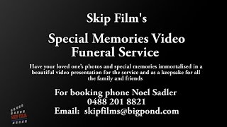 Special Memories Video for your Funeral Service