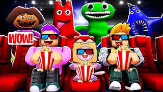 We Went To ROBLOX MOVIE THEATER...!? (You Can Watch FREE ROBLOX MOVIES!?)