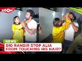 Did Ranbir Kapoor STOP Alia Bhatt from touching his hair? Netizens react to viral video