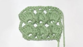 Crochet Simple Fan Stitch Tutorial