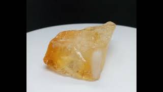 Citrine  is a transparent variety of quartz with a yellow-to-orange color