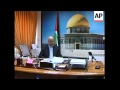 Palestinian cabinet meets; Israeli defence min at Palm Beach Hotel; Sharon at meeting