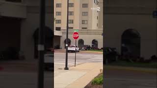 Des Moines police: Driver rams patrol vehicle, crashes into Embassy Suites hotel