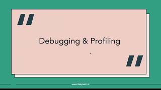 Python 37. Debugging & Profiling