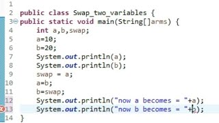 Swap Program || Java Program || Hindi/Urdu || Parwaz Pro