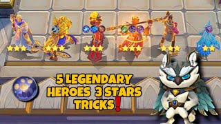 EASY 5 LEGENDARY HEROES WITH AUSTUS 1ST SKILL | AUTO WIN LINEUP | MOBILE LEGENDS BANG BANG