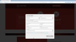 Canvas - How to Create your Free Canvas Account