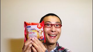 オランジェ ひかえめに言ってクリーム多めのシュークリーム 森永れん乳いちご を食べる！