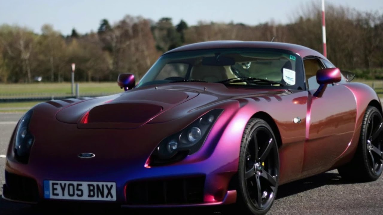 New TVR Griffith Looks The Business With Chameleon Paint - YouTube