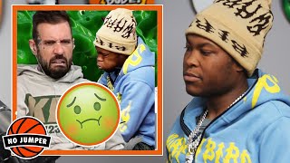 Lil Dump Thr*ws Up During Interview