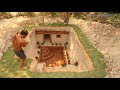 dig to build most awesome underground house and swimming pool