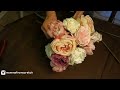 how to make a wedding bouquet diy real look faux floral bouquet