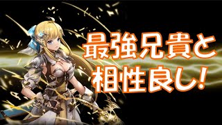 【幻獣契約クリプトラクト】英雄＆1の祝福編成が強力！光ジャスティ使ってガイア極をフルオート