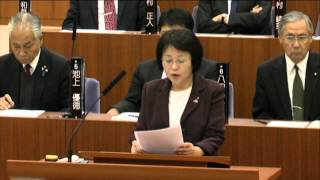 福井市議会　平成27年12月定例会　11月9日本会議（一般質問１０）島川由美子