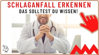 ❗❗ACHTUNG❗❗ SO ERKENNST DU EINEN SCHLAGANFALL- Schlaganfall Ursachen, Symptome und Vorzeichen