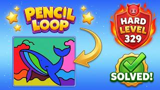 ✏️ Pencil Loop Level 329 Walkthrough | Hard Level Solution Guide 🧠