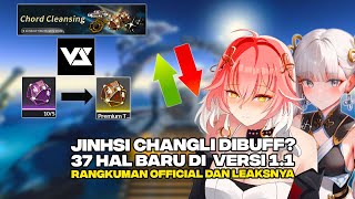 ALASAN KENAPA BUFF JINHSI GG + WP CHANGLI BERUBAH! SEMUA HAL PENTING DI PATCH 1.1 [OFFICIAL & LEAKS]