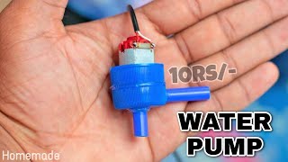 How To Make Water Pump from 5V Motor at Home | Awesome Ideas