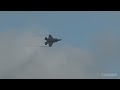 三沢基地＞凄かったですね！空自f 35のデモ！ first time demo of fifth generation fighterjet by the jasd.　 airshow