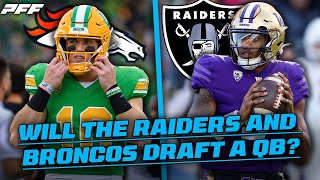 2024 NFL Draft: What Will the Broncos & Raiders do? | PFF