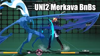 UNI2 Open Beta Merkava BnB Combos [Under Night In-Birth 2]