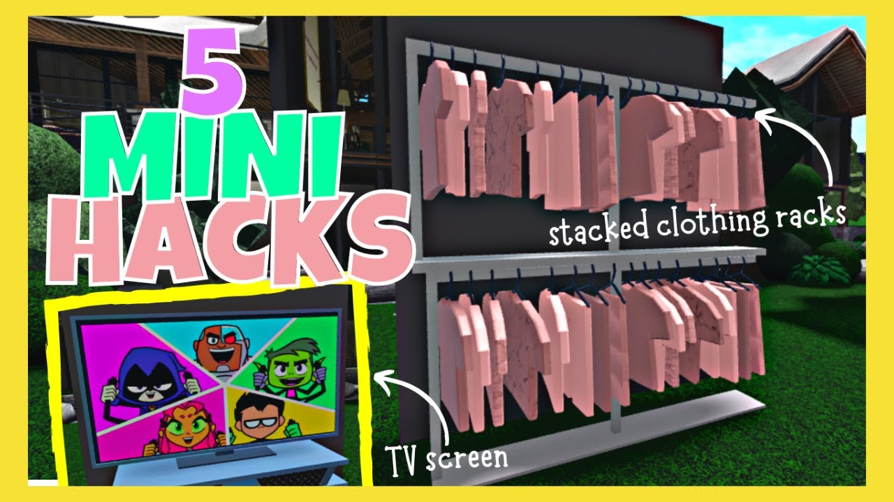 5 MINI BLOXBURG BUILD HACKS/HOW TO | ROBLOX | Nataya Mi'Shel - YouTube