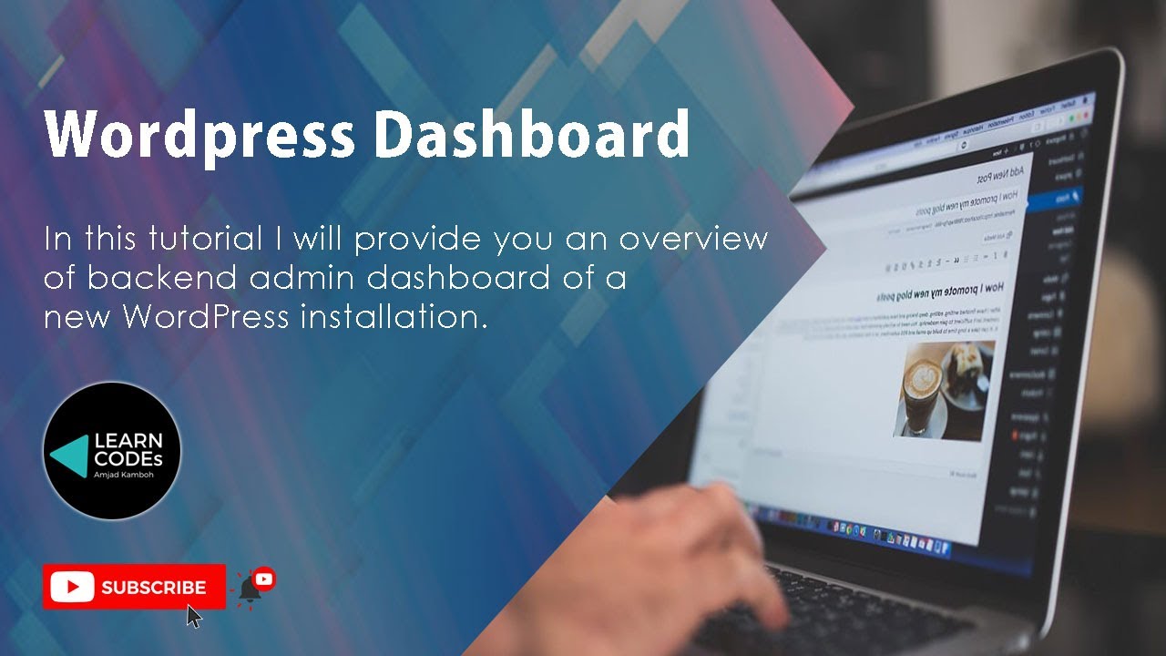 WordPress Dashboard Tutorial For Beginners - YouTube
