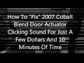 How To Fix GM Blender Door Clicking Noise (Fast & Cheap)