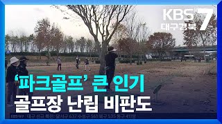 ‘파크골프’ 큰 인기, 골프장 난립 비판도 / KBS  2022.11.30.