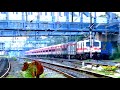 ultimate crossing kanniyakumari sf cholan exp wap 7 lhb electric loco shed indian railways