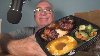 ASMR Eating Boston Market Rotisserie Chicken