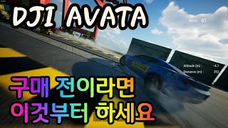 DJI AVATA 구매 전  이것부터 해 보세요!!│언크래쉬드 uncrashed│자동차 추격