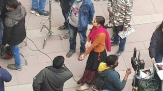 Sara Ali Khan Atrangi Re Movie Shooting In Galgotias College | Greater Noida