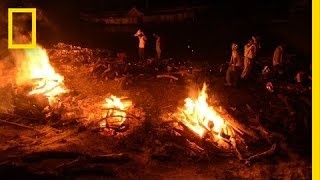 Cremation Fires Burn in Sacred City | The Ganges