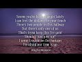 Match in the rain Alec Benjamin (lyrics)