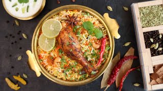 Easy Chicken Biriyani 🍽️#chickenbiryani #bachelorchickenbiryani #trending #recipe @IndiaGateFoods