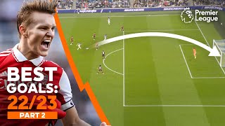 BEST Premier League goals of 2022/23 ft. Martin Odegaard, Julio Enciso & more! | Part 2