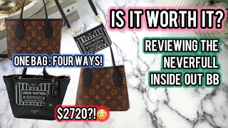 THE ANSWER MIGHT SURPRISE YOU👀 Sharing my thoughts on the Neverfull Inside Out BB🤎🖤