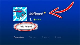 Adding FAMOUS Youtuber PSN Accounts on PS5!