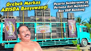 GREBEK MARKAS ARISDA AUDIO BANYUWANGI PESERTA BATTLE SUMBERSEWU PEMBAWA BOX SSD PERTAMA